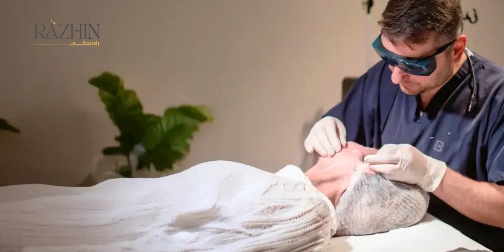 لیفت صورت با لیزر اندولیفت