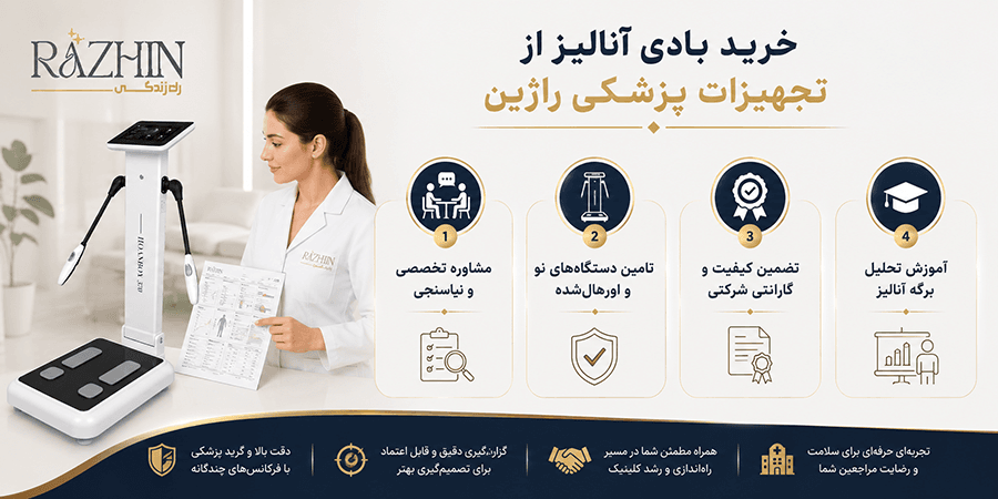 دستگاه بادی آنالیز کلینیک لاغری