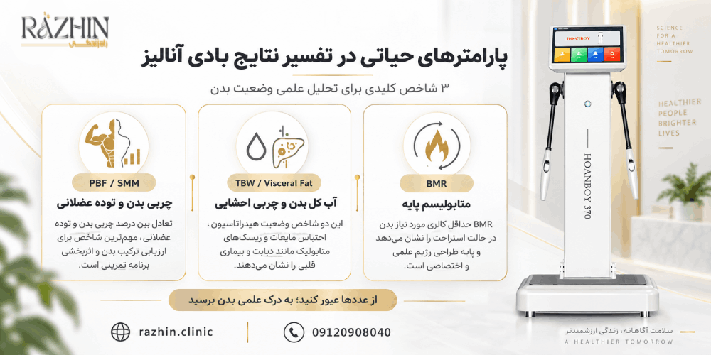 تفسیر نتایج بادی آنالیز
